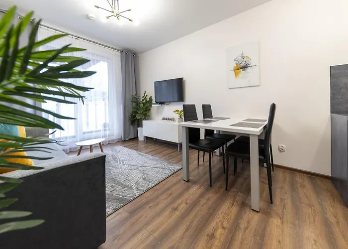 Blue Mare Sunny Bliss Polanki Klonowa, 350m Beach, Pool, Sauna, Gym Apartment *