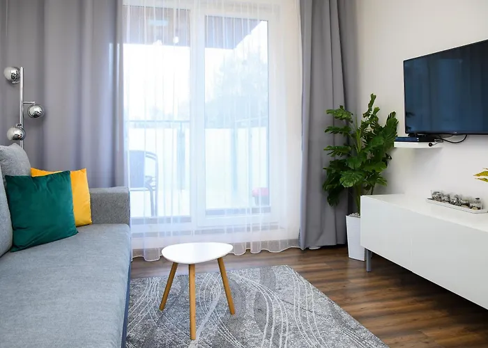 Apartament Sunny Bliss Polanki Klonowa, 350m Beach, Pool, Sauna, Gym *